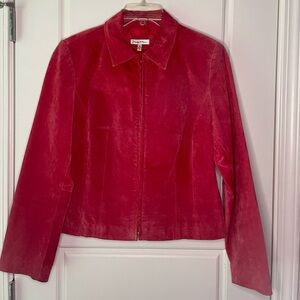 Yvonne Marie Red Leather Jacket